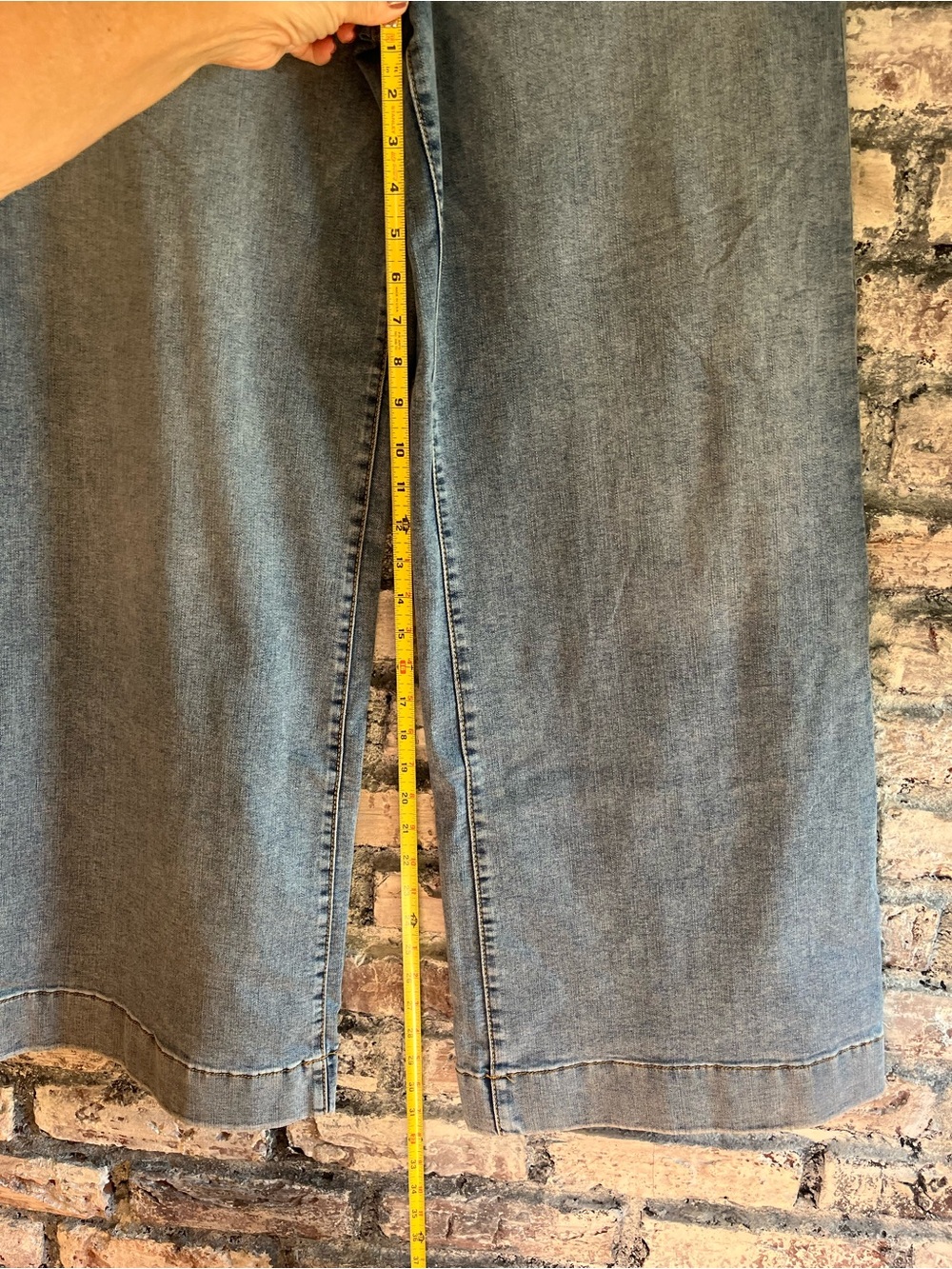 LC Lauren Conrad Light Blue Wide-Leg Jeans New with Tags Smoke & pet free home - Picture 6 of 13